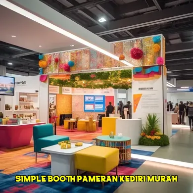 simple booth pameran kediri murah